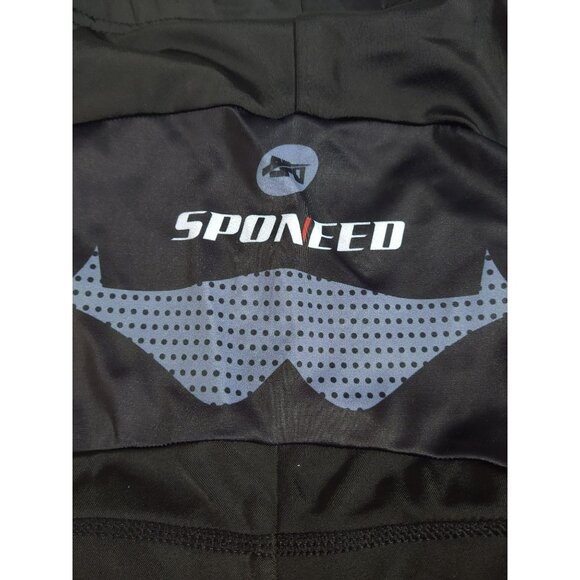 Sponeed Cycling Shorts Mens Large Black Padded Biking Bike Compression - Picture 9 of 10